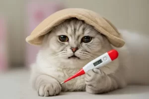Gato com febre? Como identificar e o que fazer para ajudá-lo